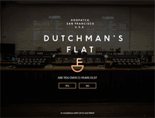 Tablet Screenshot of dutchmansflat.com